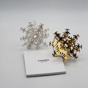 Chanel Snowflake Ornaments